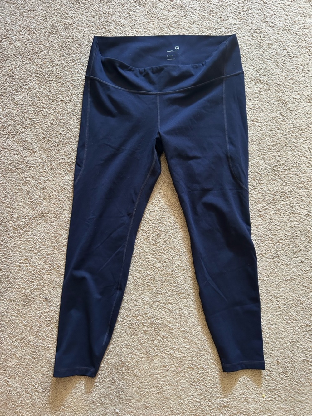 GAPFit Maternity Navy High-Rise Leggings